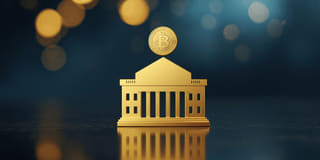 Visuel de style journalistique sur l’intérêt des institutions pour les ETF crypto